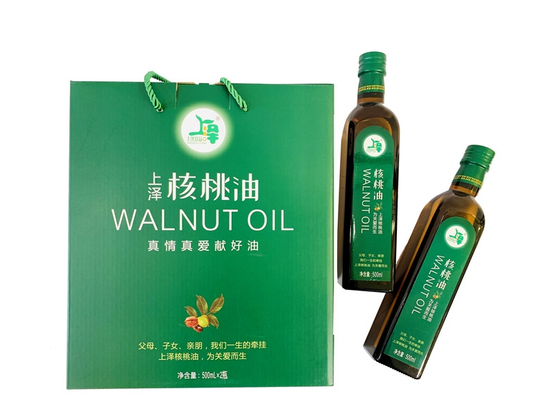 上泽核桃油 500ML普通礼盒