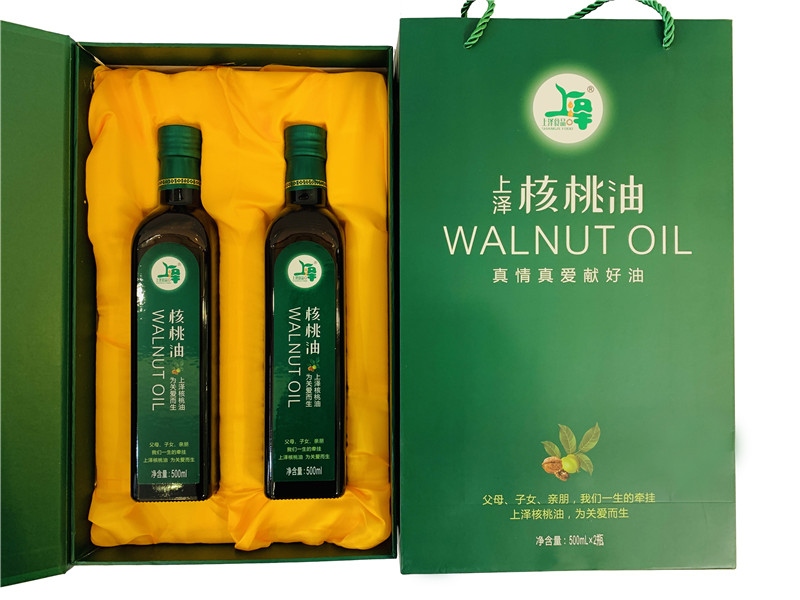 上泽核桃油 500ML精品礼盒