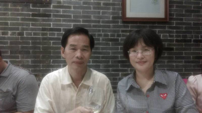 何笑梅常务副会长与刘焕兰教授